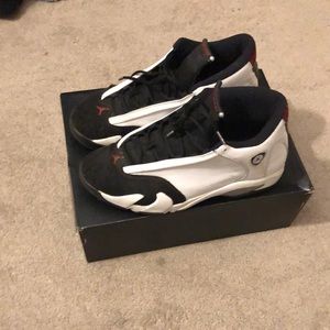 Air Jordan 14 Retro Black-Varsity